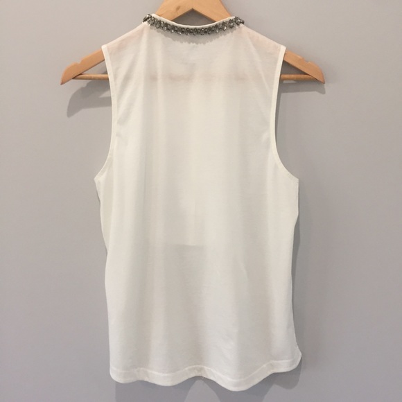 J Crew Embellished Sleeveless Top - Picture 2 of 4